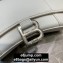Balenciaga Hourglass XS Top Handle Bag in Grained Calfskin White