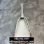 Balenciaga Hourglass Small Top Handle Bag in Grained Calfskin White