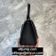 Balenciaga Hourglass XS Top Handle Bag in Grained Calfskin Black