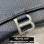 Balenciaga Hourglass Small Top Handle Bag in Grained Calfskin Black