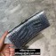 Balenciaga Hourglass Small Top Handle Bag in Crocodile Embossed Calfskin Silver
