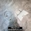 Balenciaga Hourglass XS Top Handle Bag in Crocodile Embossed Calfskin White/Silver