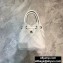 Balenciaga B. Bucket Small Bag White