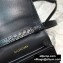 Balenciaga B. Phone Holder Bag in Crocodile Embossed Calfskin Black