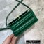 Balenciaga B. Small Bag in Crocodile Embossed Calfskin Green