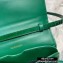 Balenciaga B. Small Bag in Crocodile Embossed Calfskin Green
