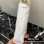 Balenciaga B. Quilted Leather Phone Holder Bag White