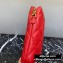 Balenciaga B. Quilted Leather Phone Holder Bag Red