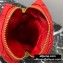 Balenciaga B. Quilted Leather Phone Holder Bag Red