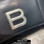Balenciaga Hourglass Wallet On Chain Bag Black/Silver