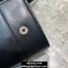 Balenciaga Hourglass Wallet On Chain Bag Black/Silver