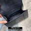 Balenciaga Hourglass Small Top Handle Bag in Crocodile Embossed Calfskin So Black