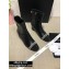 Chanel Heel 5cm Pearl Ankle Boots Leather Black 2020