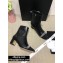 Chanel Heel 5cm Pearl Ankle Boots Leather Black 2020