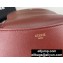 Celine Small Crécy bag in Satinated Calfskin 191363 Burgundy 2020