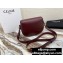 Celine Small Crécy bag in Satinated Calfskin 191363 Burgundy 2020