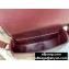 Celine Small Crécy bag in Satinated Calfskin 191363 Burgundy 2020