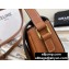 Celine Small Crécy bag in Satinated Calfskin 191363 Brown 2020