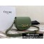 Celine Small Crécy bag in Satinated Calfskin 191363 Light Green 2020