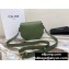 Celine Small Crécy bag in Satinated Calfskin 191363 Light Green 2020