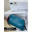 Givenchy ID Xbody Shoulder Bag in Crackling Leather Blue 2020