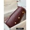 Givenchy Medium BOND Shopper Tote Bag in GIVENCHY Chain Embossed Leather Burgundy 2020