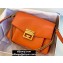 Givenchy Small GV3 Bag in Smooth Box Leather Orange