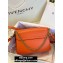 Givenchy Small GV3 Bag in Smooth Box Leather Orange