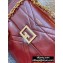 Givenchy ID Medium Bag in Crackling Leather Burgundy 2020