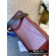 Givenchy ID Medium Bag in Crackling Leather Burgundy 2020