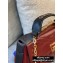 Givenchy ID Medium Bag in Crackling Leather Burgundy 2020