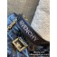 Givenchy ID Medium Bag in Crackling Leather Black/Gold 2020