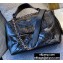 Givenchy ID Medium Bag in Crackling Leather Black/Silver 2020