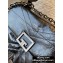 Givenchy ID Medium Bag in Crackling Leather Black/Silver 2020