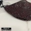Alexander Wang Wangloc Fortune Cookie Bag With Crystal Rhinestone Chain Mesh Red