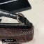 Alexander Wang Wangloc Fortune Cookie Bag With Crystal Rhinestone Chain Mesh Red