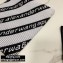 Alexander Wang Small Logo Knit Jacquard Shopper Tote Bag White