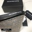 Alexander Wang Wangloc Bucket Bag With Crystal Rhinestone Chain Mesh Silver