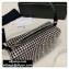 Alexander Wang Wangloc Medium Pouch Bag With Crystal Rhinestone Chain Mesh Silver