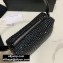 Alexander Wang Wangloc Medium Pouch Bag With Crystal Rhinestone Chain Mesh Black