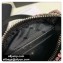 Alexander Wang Wangloc Medium Pouch Bag With Crystal Rhinestone Chain Mesh Fuchsia/Silver