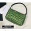 Alexander Wang Wangloc Medium Pouch Bag With Crystal Rhinestone Chain Mesh Green