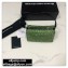 Alexander Wang Wangloc Medium Pouch Bag With Crystal Rhinestone Chain Mesh Green