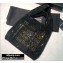 Alexander Wang Wanglock Mini Shopper Tote Bag With Crystal Rhinestone Chain Mesh Thank You Black