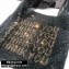 Alexander Wang Wanglock Mini Shopper Tote Bag With Crystal Rhinestone Chain Mesh Thank You Black