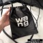 Alexander Wang Ryan Drawstring Mini Dust Shoulder Bag Leather wang Black