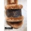 Louis Vuitton Mink Fur Lock It Flat Mules Brown 2020
