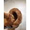 Louis Vuitton Mink Fur Lock It Flat Mules Brown 2020