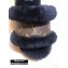 Louis Vuitton Mink Fur Lock It Flat Mules Black/Brown 2020