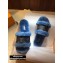 Louis Vuitton Mink Fur Lock It Flat Mules Blue 2020